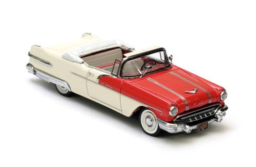 Pontiac Star Chief Convertible - 1956 - Vermelho/Branco<BR>1/43