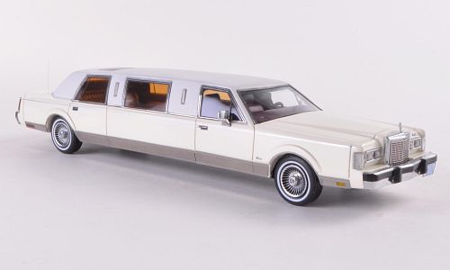 Lincoln Towncar Limousine - 1997 - Branco<BR>1/43
