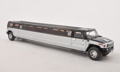 Hummer H2 Strech Limousine - 2014 - Preto<BR>1/43