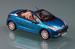 Peugeot 207 CC - 2008 - Azul<BR>1/18