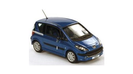 Peugeot 1007 - 2004 - Azul<BR>1/43