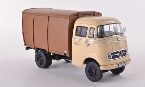 Mercedes-Benz L319 transporte gado - Creme<BR>1/43