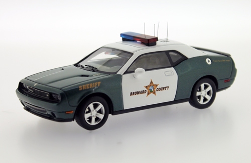 Dodge Challenger R/T - 2009 - Broward Sheriff<BR>1/43