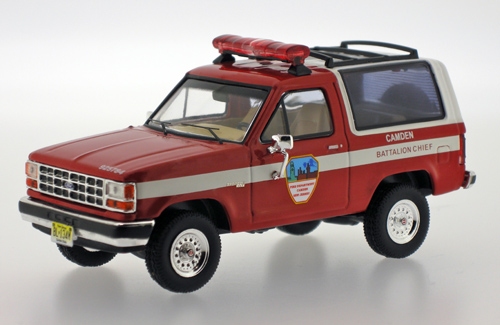 Ford Bronco II Fire Department New Jersey - 1990<BR>1/43