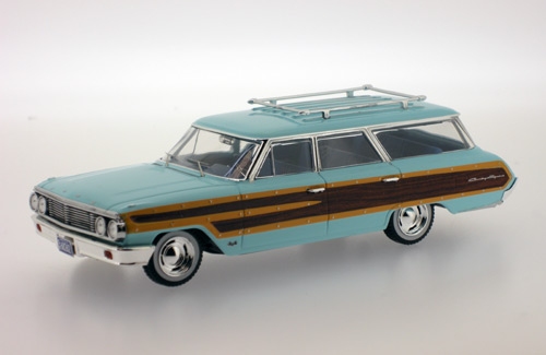 Ford Country Squire - 1964 - Azul<BR>1/43