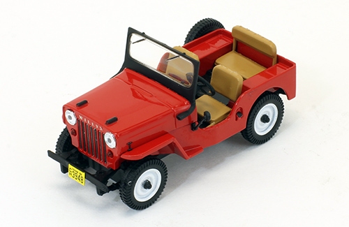 Jeep Wyllis CJ36B - 1953 - Vermelho<BR>1/43