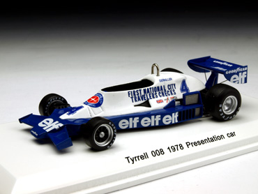 F1 Tyrrell 008 # 4 Presentation Car - 1978<BR>1/43