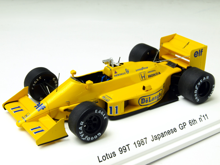 F1 Lotus 99T Japanese GP 6th - 1987 - S.Nakajima<BR>1/43