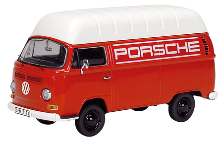 Volkswagen Kastenwagen T2a Porsche - 1968 - Vermelho<BR>1/43 Volkswagen Kastenwagen T2a Porsche - 1968 - Vermelho<BR>1/43