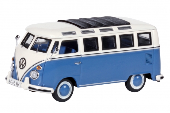 VW T1 - Azul/Branco<BR>1/43 VW T1 - Azul/Branco<BR>1/43