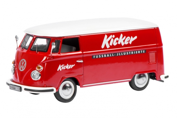 VW T1 Kicker - Vermelho/Branco<BR>1/43