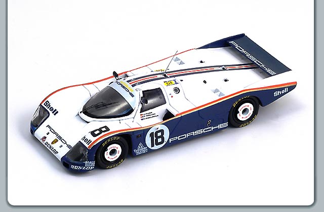 Porsche 962 C # 18 Le Mans - 1987<BR>1/43