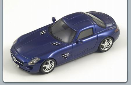 Mercedes Benz SLS Roadster - 2012 - Azul<BR>1/43