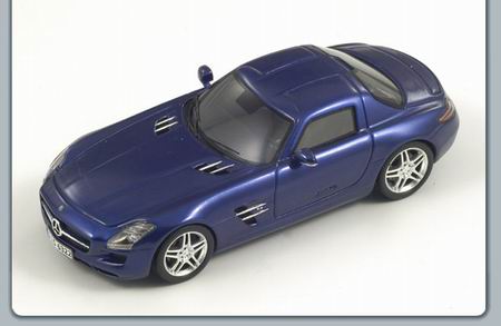 Mercedes Benz SLS Roadster - 2012 - Azul<BR>1/43