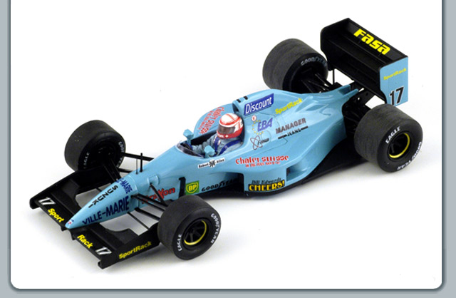 F1 Leyton House March CG911 # 17 - 1992 - Paul Belmondo<BR>1/43