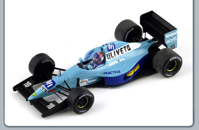 F1 Leyton House March CG911 # 16 - 1992 - Lammers<BR>1/43