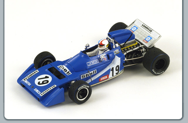 F1 Matra MS 120B # 19 South African GP - 1971 - Amon<BR>1/43