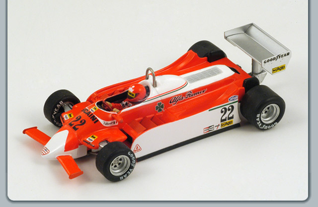 F1 Alfa Romeo 179 # 22 Dutch GP - 1980 - V.Brambilla<BR>1/43