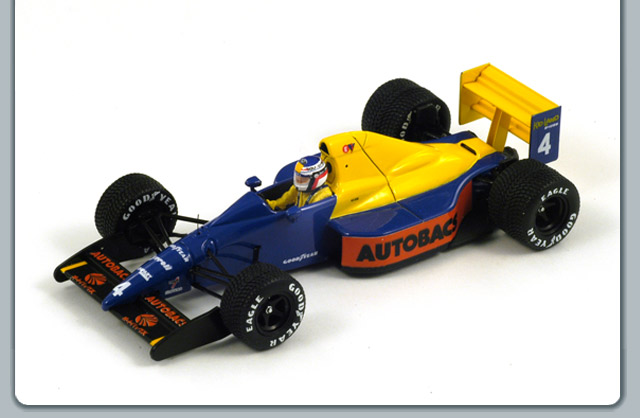 F1 Tyrrell 018 # 4 Japanese GP - 1989 - Jean Alesi<BR>1/43