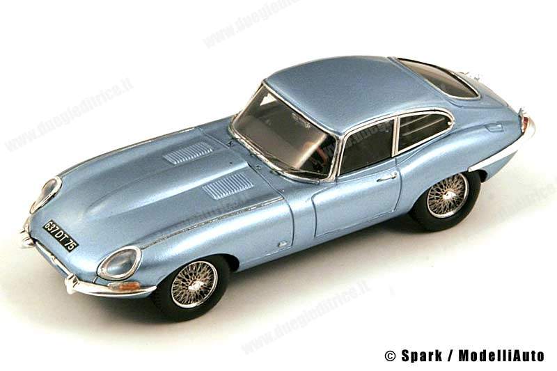 Jaguar E Type S1 Coupe - 1961 - Azul<BR>1/43