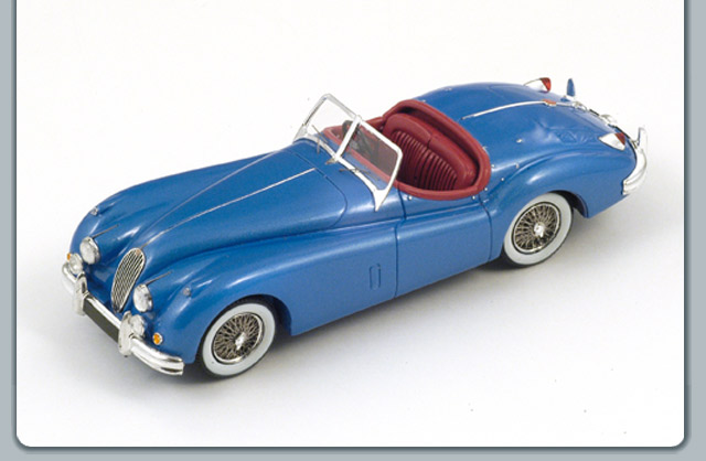 Jaguar XK140 Roadster - 1957 - Azul<BR>1/43