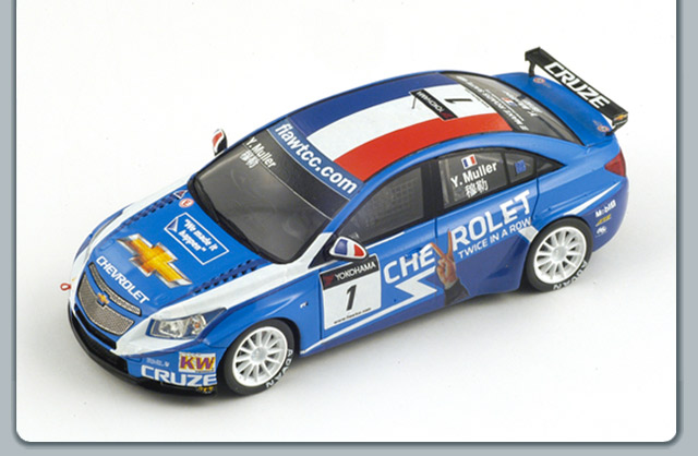 Chevrolet Cruze 1.6T # 1 WTCC - 2011 - Yvan Muller<BR>1/43