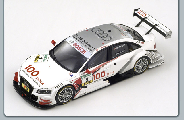 Audi A4 DTM # 2 Saison - 2009 - Kristensen<BR>1/43