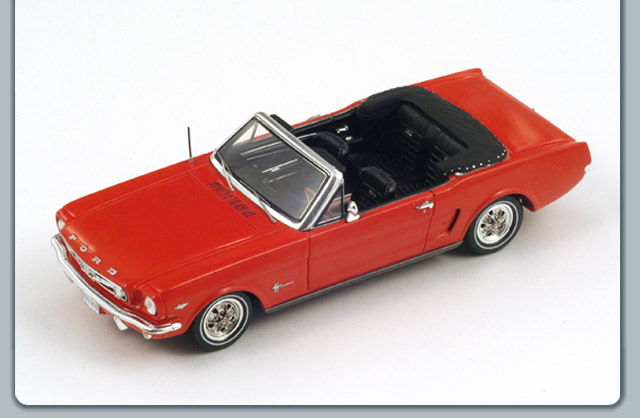 Ford Mustang Convertible - 1966 - Vermelho<BR>1/43