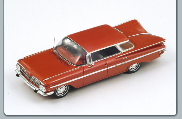 Chevrolet Impala Sedan Four Windows - 1959 - Vermelho<BR>1/43