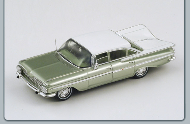 Chevrolet Impala Sedan Six windows - 1959 - Verde<BR>1/43