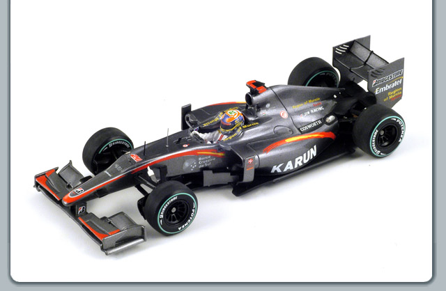 F1 HRT F110 # 20 Monaco GP - 2010 - Chandhok<BR>1/43