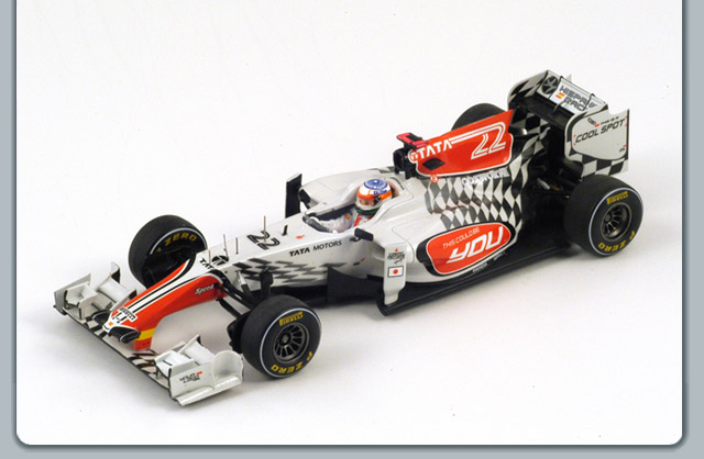 F1 HRT F111 # 22 Chinese GP - 2011 - Karthikeyan<BR>1/43