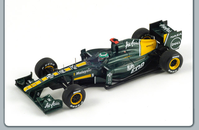 F1 Lotus T128 # 20 Chinese GP - 2011 - Kovalainen<BR>1/43