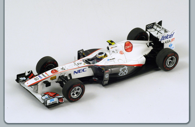 F1 Sauber C30 # 17 Canadian GP - 2011 - Pedro de la Rosa<BR>1/43