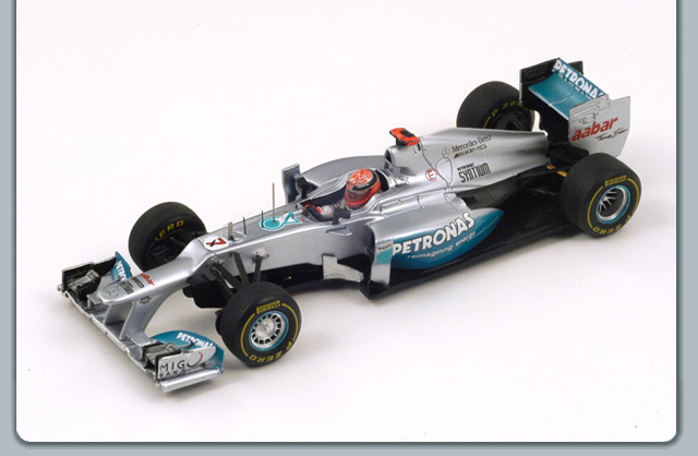 F1 Mercedes GP F1 W03 Monaco GP - 2012 - M.Schumacher<BR>1/43