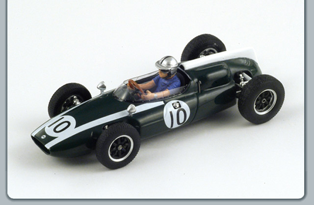 F1 Cooper T53 # 10 Mexico GP 2nd - 1960 - B.Mclaren<BR>1/43