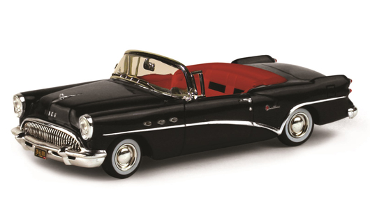 Buick Century 2 Door Convertible - 1954 - Preto<BR>1/43