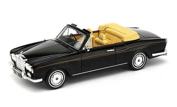 Rolls-Royce Corniche Convertible - 1971 - Preto<BR>1/43