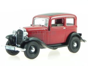 Opel P4 - 1935 - Preto/Vermelho<BR>1/43