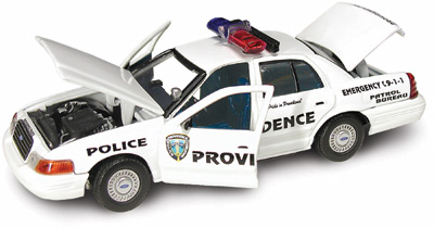 Ford Crown Victoria Police Providence - 2000 - Branco<BR>1/43