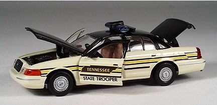 Ford Crown Victoria Police Tennessee - 1999 - Creme<BR>1/43