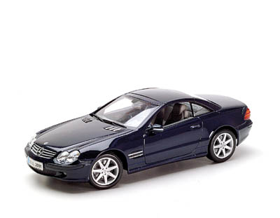 Mercedes-Benz SL Class Coupe - 2002 - Preto<BR>1/18