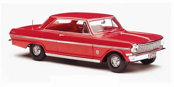 Chevrolet Nova Ermine - 1963 - Vermelho<BR>1/18