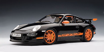 Porsche 911 (997) GT3 RS - 2008 - Preto<BR>1/12