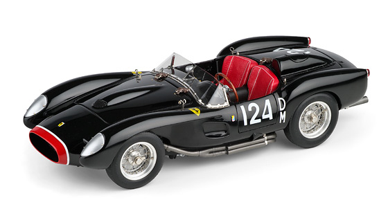 Ferrari 250 Testa Rossa # 124 - 1957 - Preto<BR>1/18 Ferrari 250 Testa Rossa # 124 - 1957 - Preto<BR>1/18