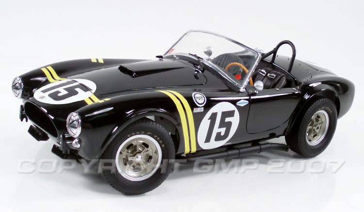Shelby Cobra # 15 USRRC Racing - Preto<BR>1/12