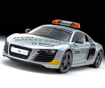 Audi R8 4.2FSI (V8) DTM SafetyCar - 2008<BR>1/18 Audi R8 4.2FSI (V8) DTM SafetyCar - 2008<BR>1/18