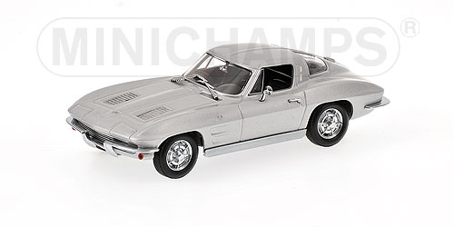 Chevrolet Corvette Coupe - 1963 - Prata<BR>1/43