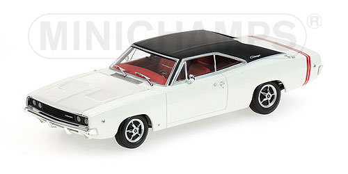 Dodge Charger HT Coupe - 1968 - Branco<BR>1/43