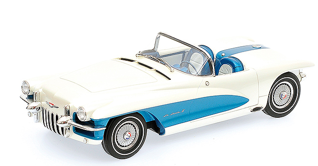 LaSalle II Roadster Concept - 1955 - Branco/Azul<BR>1/43 LaSalle II Roadster Concept - 1955 - Branco/Azul<BR>1/43